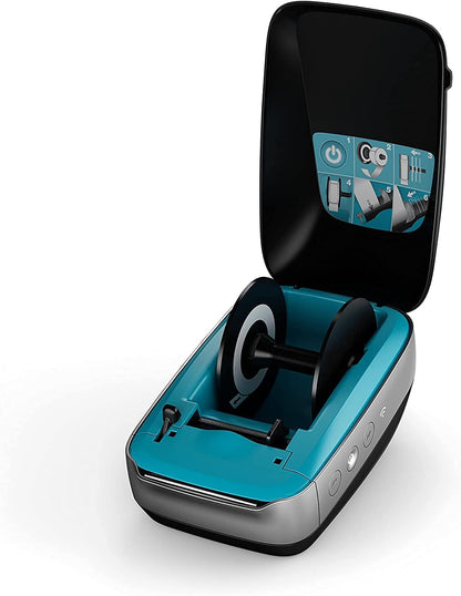 DYMO Labelwriter Wireless Label Printer | Direct Thermal Printer Great for Shipping Warehouse Labels Name Badges Barcodes and More Connect through Wi-Fi for Home & Office Organization Black