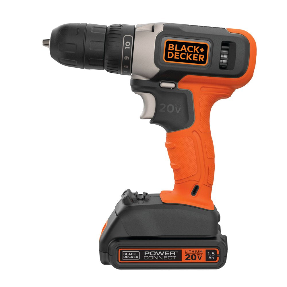 20-Volt MAX Lithium Cordless Drill, BCD702C1