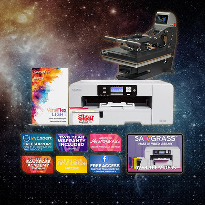 Virtuoso SG500 Versiflex Printer with Truespec 16" X 20" Hybrid Heat Press