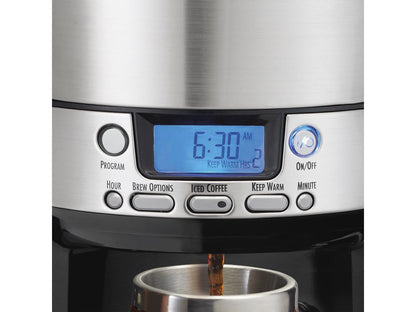 47900 Black Brew Station 12-Cup Dispensing Programmable Coffeemaker with Removable Water Reservoir