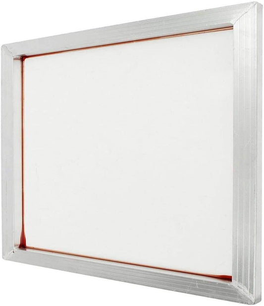 Aluminum Frame Screen Printing Frame 20" X 24" 40 Count White Mesh - Screen Printing Screen with Various Mesh Counts - Pre-Stretched Silk Screen for Your Screen Printing Kit