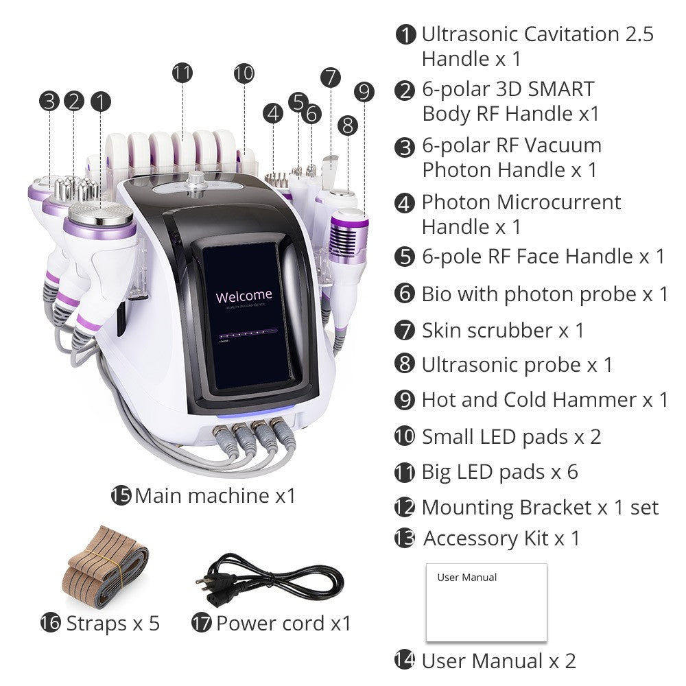 Pro 10 in 1 Beauty Machine for Body Massage Facial Care Skin Lifting Lost Weig87