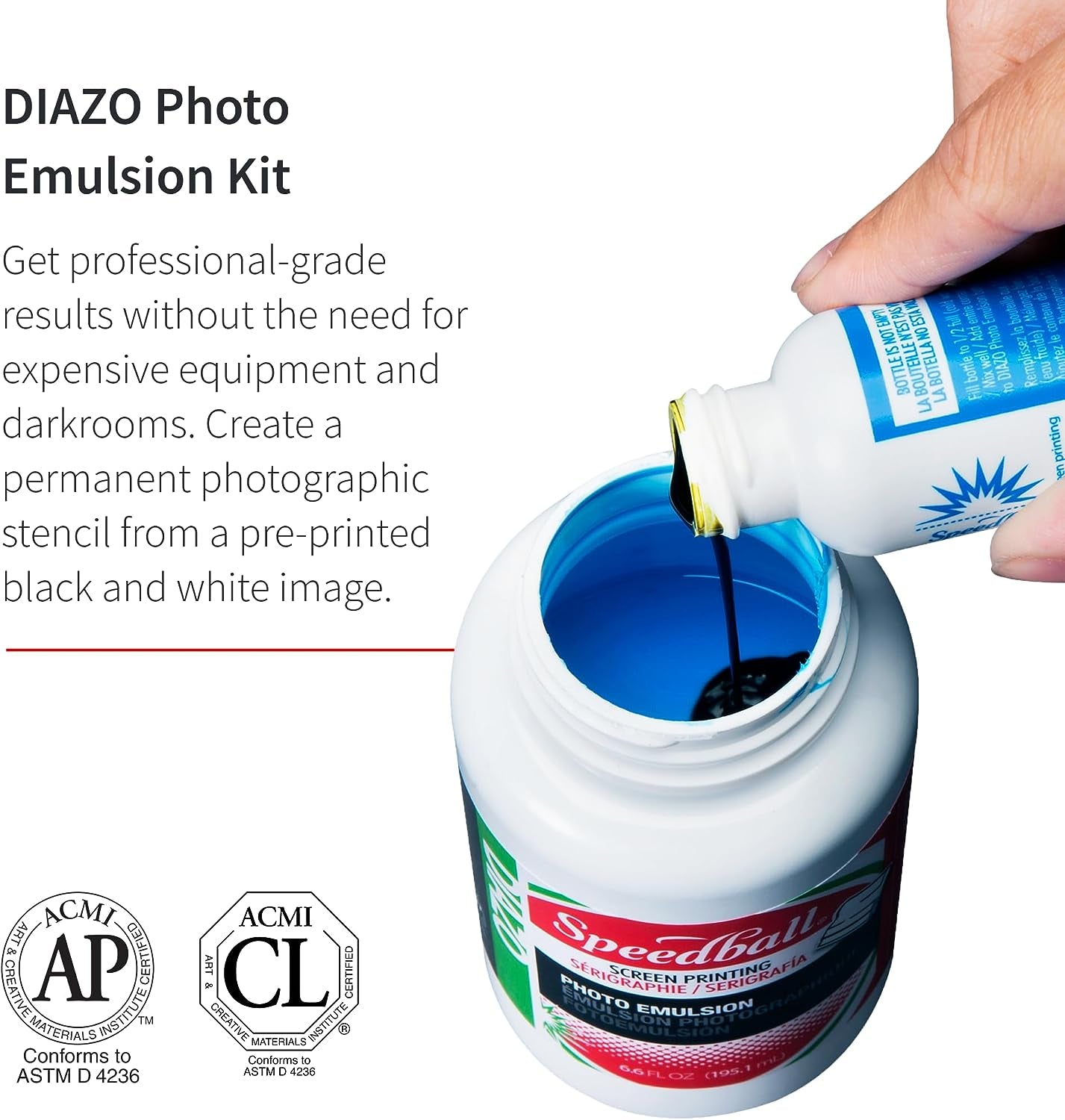 Art Products Diazo Photo Emulsion Kit for Screen Printing Frames