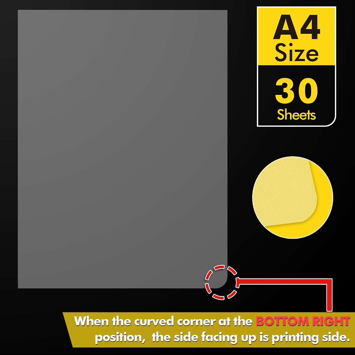 A-SUB DTF Transfer Film and Powder Kit for Sublimation & DTF Printer | 30 Sheets A4 DTF Film, 1.1Lb White Medium Powder, for Printing on Any Fabrics