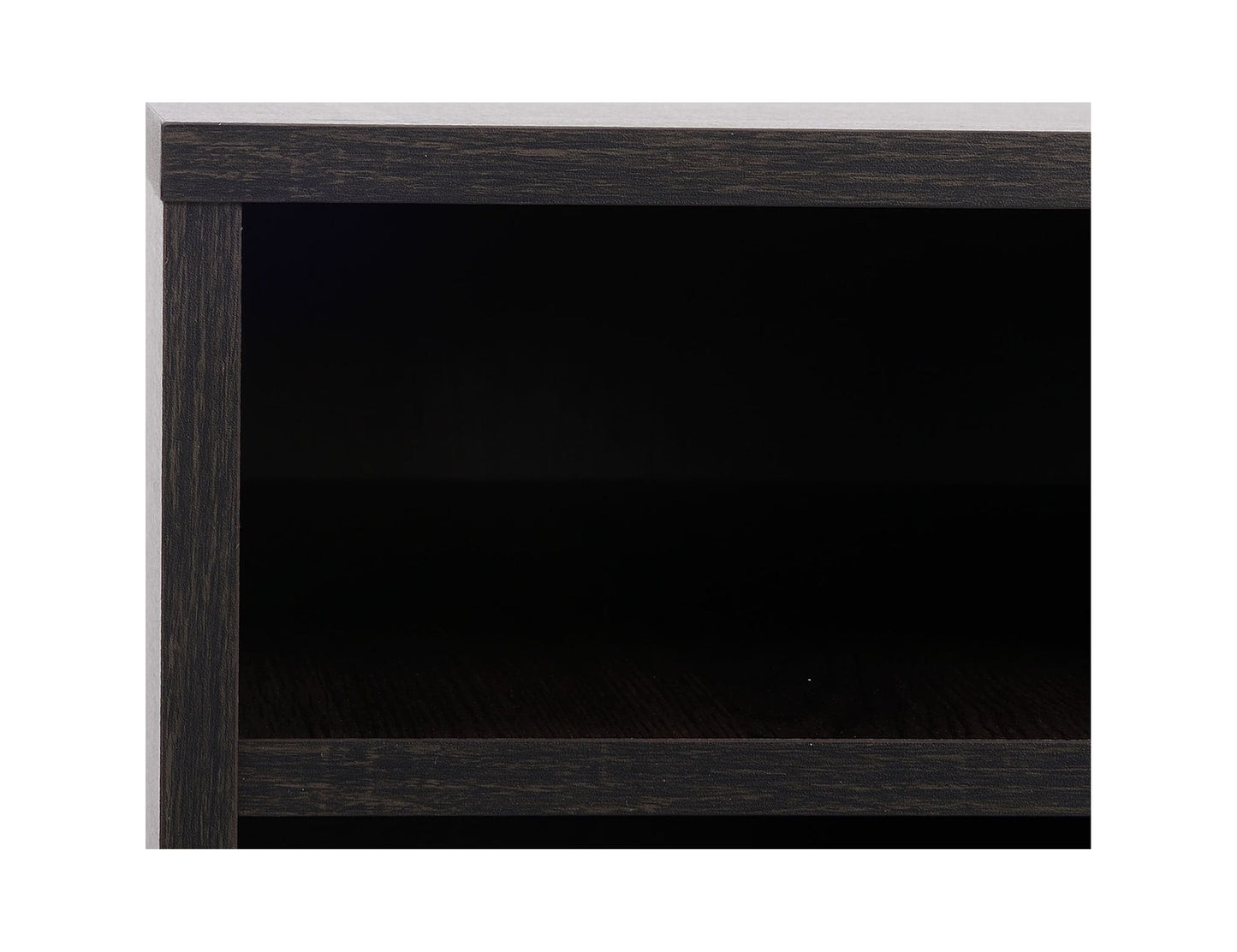 Wood & Metal Writing Desk with 1 Drawer &1 Door for Teens/Adult, 29.92 In, Espresso Finish