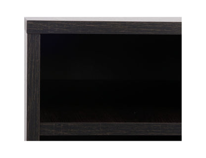 Wood & Metal Writing Desk with 1 Drawer &1 Door for Teens/Adult, 29.92 In, Espresso Finish