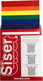 Siser Easypsv Permanent 12 Inch by 12 Inch Sheets - Rainbow Colors (12 Pack)