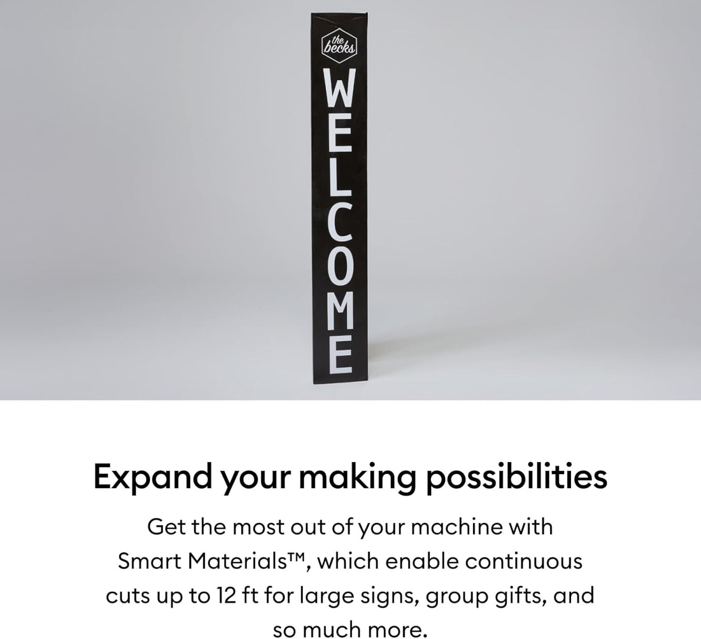Cricut Smart Permanent Vinyl for Joy Xtra Machine, Black (9.5In X 6Ft Roll)