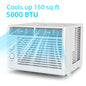 5000 BTU Window Air Conditioner for Small Rooms AC Unit Air Conditioner Cools up to 150 Sq.Ft