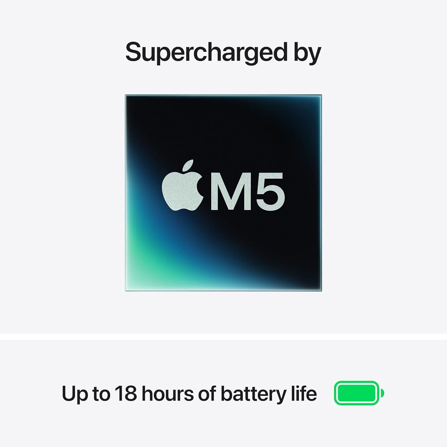 Apple 2026 Macbook Air 15-Inch Laptop with M5 Chip: Built for AI, 15.3-Inch Liquid Retina Display, 16GB Unified Memory, 512GB SSD, 12MP Center Stage Camera, Touch ID, Wi-Fi 7; Silver