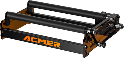 ACMER M3 Laser Rotary Roller, 360° Y-Axis Rotary Module for Cylindrical Engraving, Adjustable 6–164Mm Diameter, Compatible with ACMER P3/P2/P1/S2/S1/P1 S Pro and Most Laser Engravers