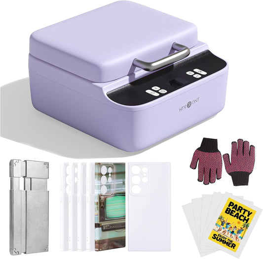 Phone Case Heat Press(Compatible with Android) + 6PCS Sublimation Phone Case Blanks(Compatible with Galaxy S24 Ultra)