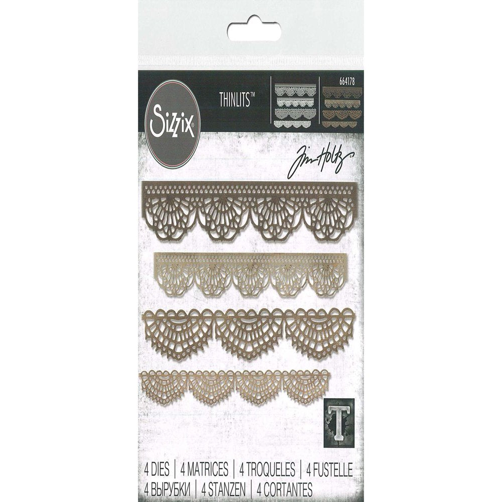 Thinlits Die Set 4PK Crochet by Tim Holtz