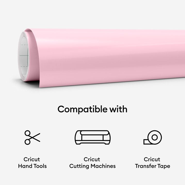 Cricut Color Changing Permanent Vinyl Rolls (Pink, Blue, Purple) Bundle