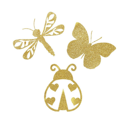 24 Sheets Glitter Gold Paper for Crafts, Wedding Invitations, Card Making, Scrapbook, Single Sided (8.5 X 11 In)