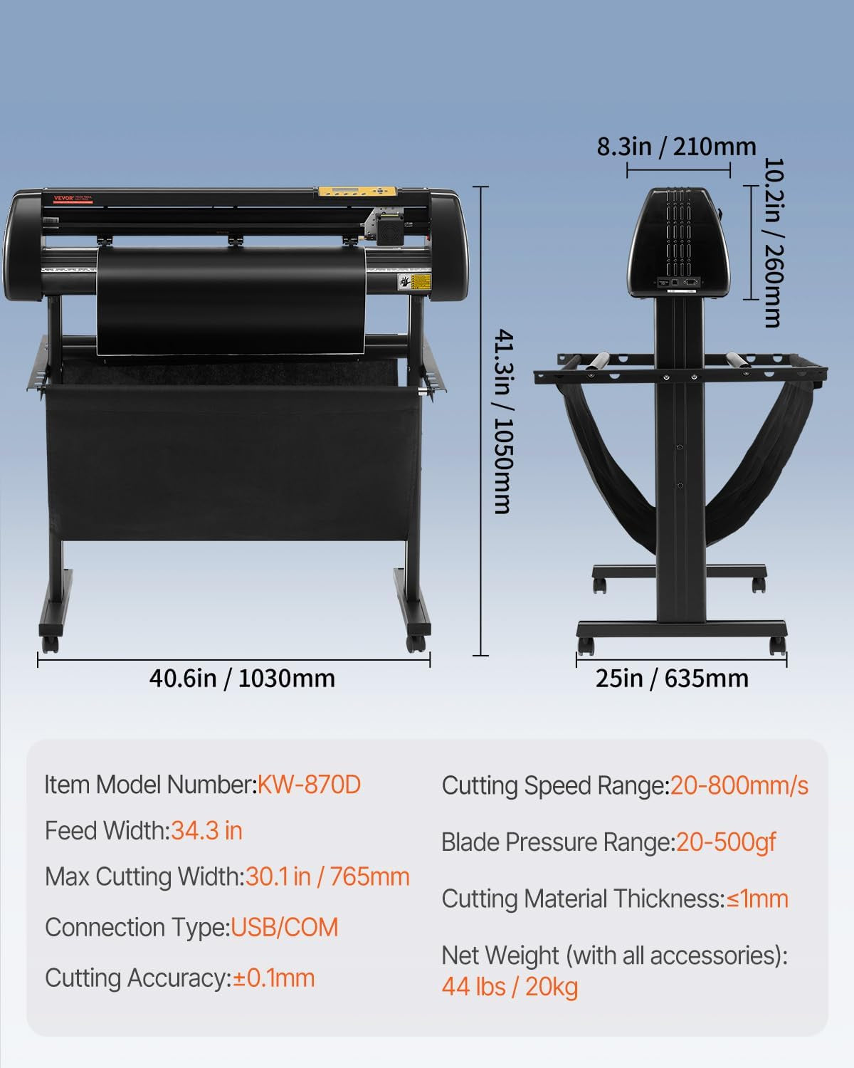 Vinyl Cutter 34Inch Bundle, Vinyl Cutter Machine Manual Vinyl Printer LCD Display Plotter Cutter Sign Cutting with Signmaster Software for Design and Cut,With Supplies, Tools
