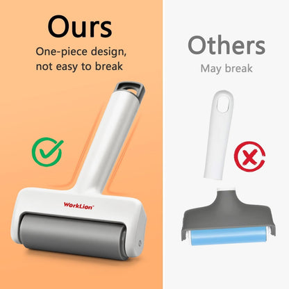 Brayer Roller & Mat Tweezers Remover Set:Worklion Brayer for Cricut/Silhouette/Brother Printmaking and Crafts Stamping, plus Two Functioned Tweezers Perfect for Fabric, Vinyl, Iron-On, Foil, and Paper