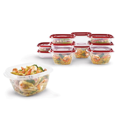 Takealongs 20 Piece Food Storage Container Set, Red