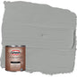 Fundamentals Stepping Stone / Gray Semi-Gloss Exterior Paint, 1 Quart