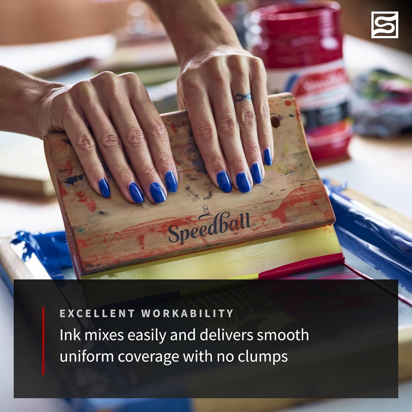 Fabric Screen Printing Ink Starter Set, 6-Colors, 4 Fl Oz for T-Shirt and Silkscreen Printmaking