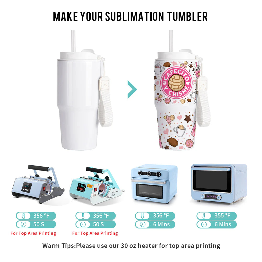 Wholesale Sublimation Tumblers 20 OZ White Blanks with Lid and Plastic Straw Portable String Stainless Steel Coffee Cups 6 Pack & 12 Pack & 24 Pack