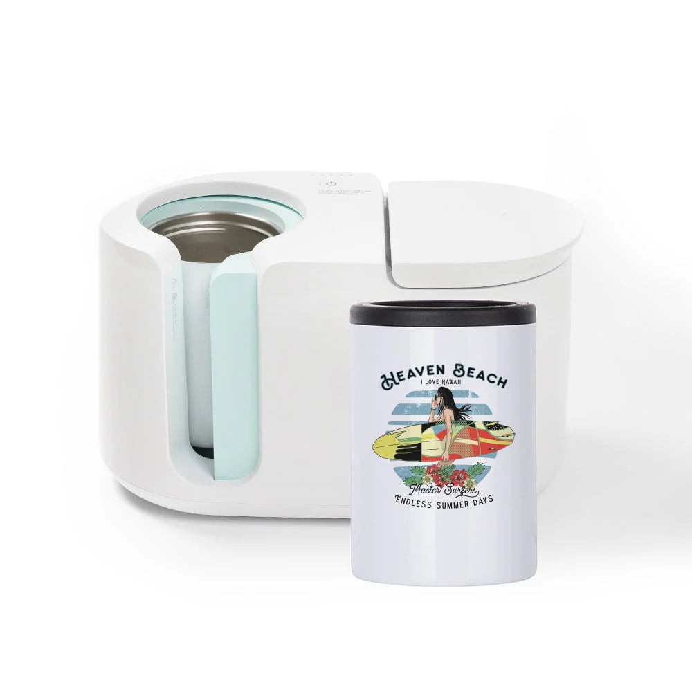 12 OZ Sublimation Can Cooler Insulator Blanks White 4 Pack