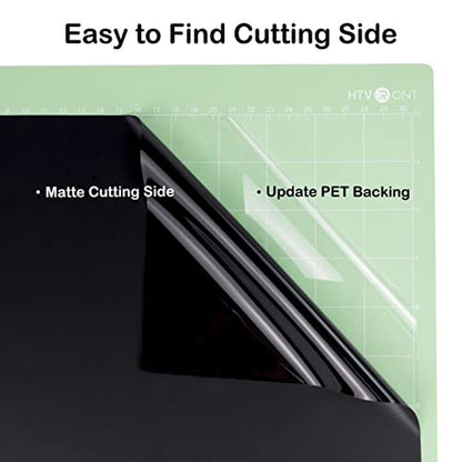 Loklik Cutting Machine 2 & Black Permanent Vinyl, Black Vinyl Compatible with Cricut Cutting Machine 12" X 14 FT