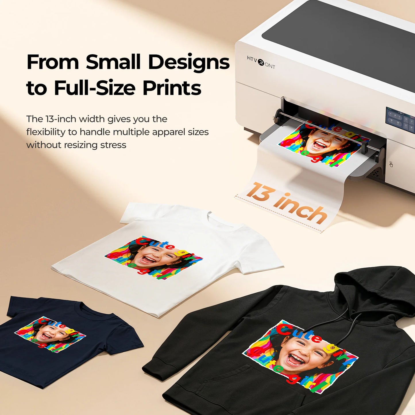 New Arrival! HTVRONT D2 DTF Printer
