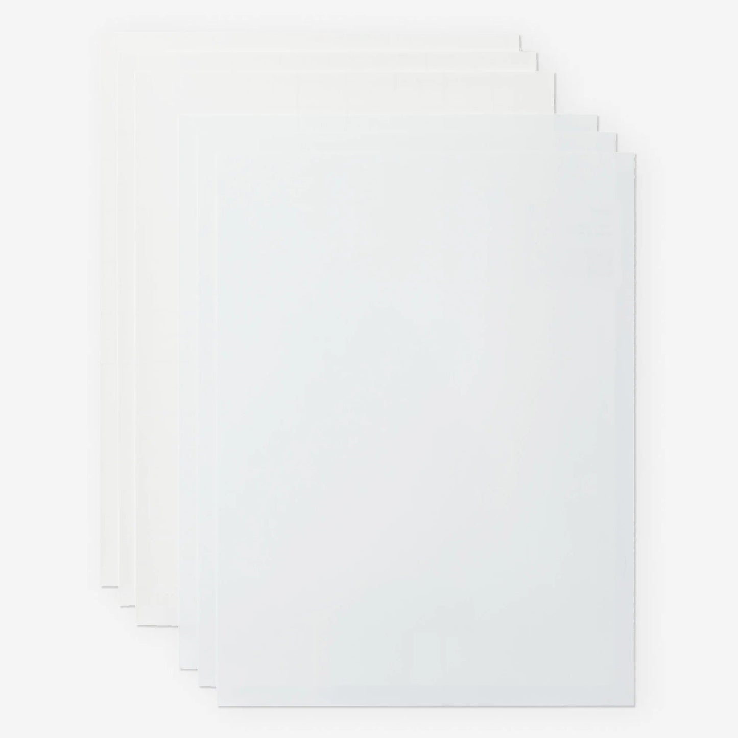 Cricut Waterproof Sticker Set - US Letter (6 Ct), White, 8.5" X 11", Sheets