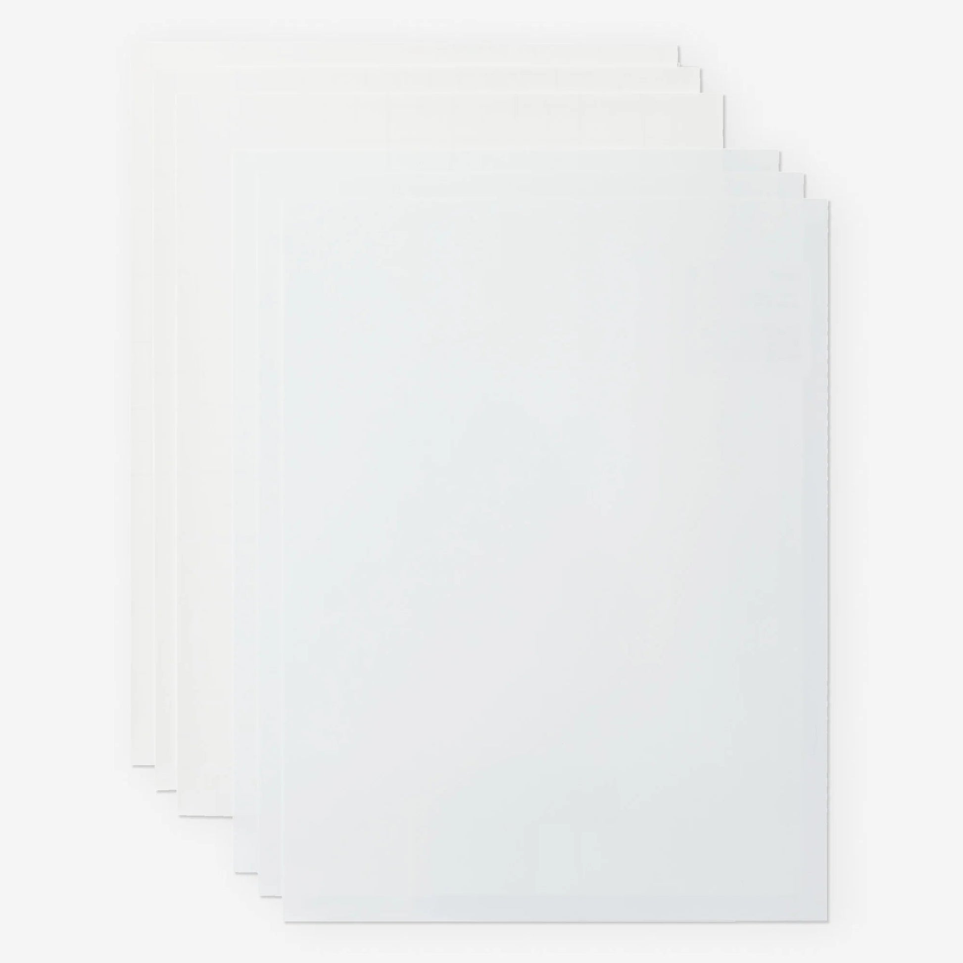 Cricut Waterproof Sticker Set - US Letter (6 Ct), White, 8.5" X 11", Sheets