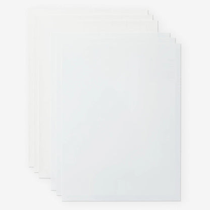 Cricut Waterproof Sticker Set - US Letter (6 Ct), White, 8.5" X 11", Sheets