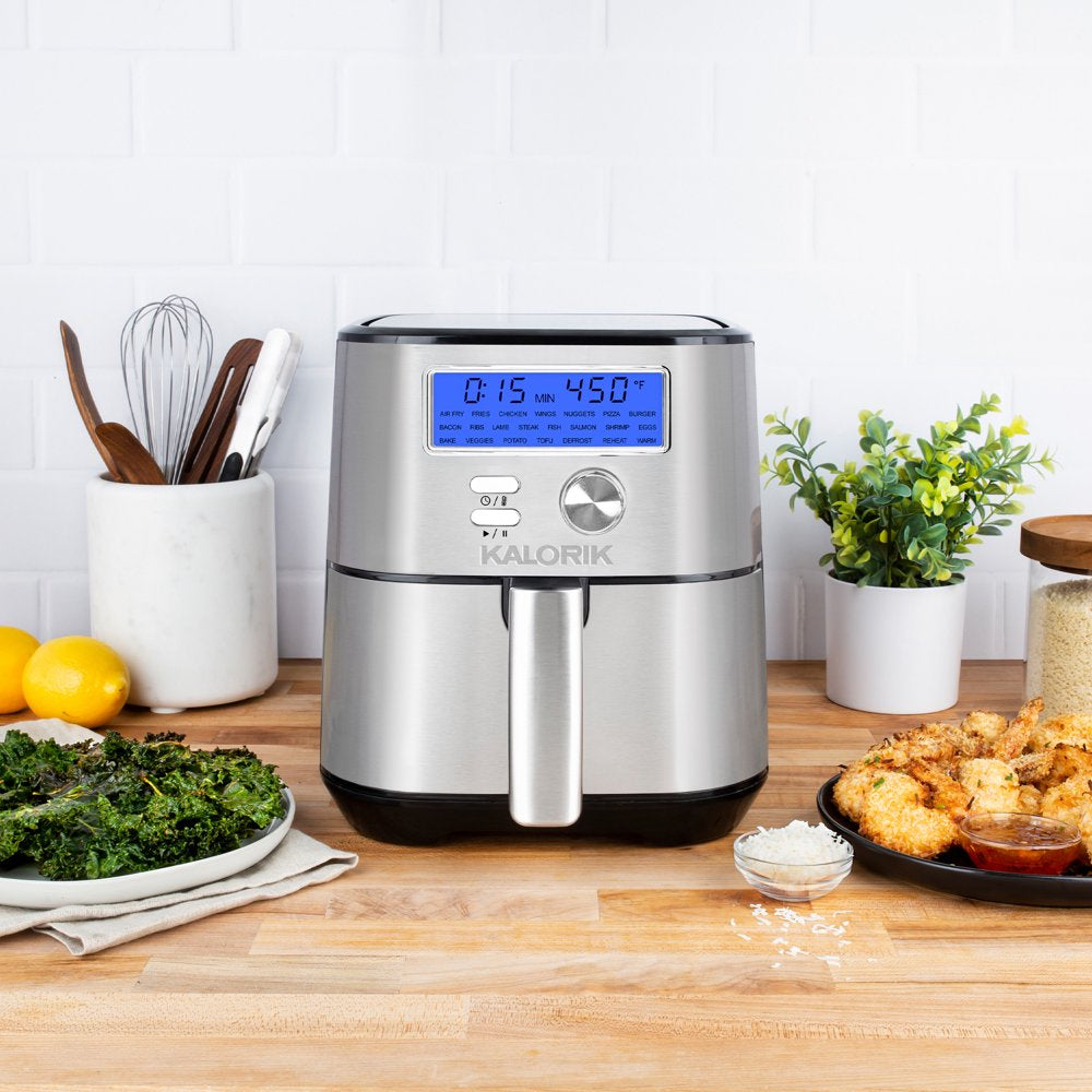 ® MAXX® plus 4QT Digital Air Fryer 22 Presets FT 47822 SS