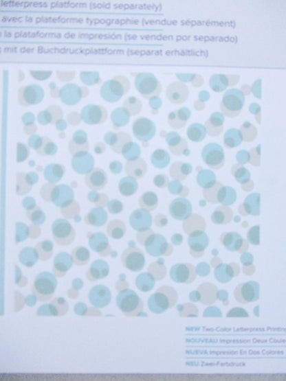 Printing Plate Letter Press Dots