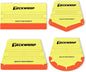 Felt Edge Squeegee for Vinyl Wrap, Car Wrap, PPF, Decal & Window Tint, Professional Scratch-Free Squeegee Tools, 4PCS 40A Soft Yellow