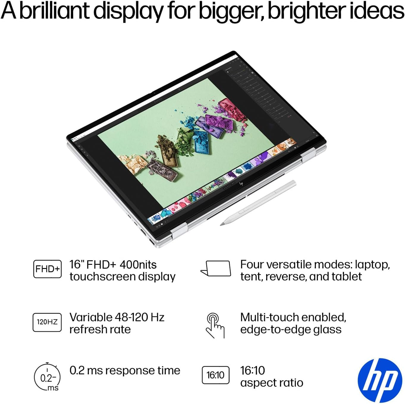 2026 HP Omnibook 7 Flip (Next Gen Envy X360) 2-In-1 Laptop (16" FHD+ Touchscreen, Intel Ultra 7 258V, 32GB DDR5 RAM, 1TB SSD, Arc 140V GPU (16GB), MPP Stylus), AI PC, IR Webcam, Wi-Fi 7, Win 11 Pro