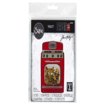 Dies Tim Holtz Thinlits Retro Oven