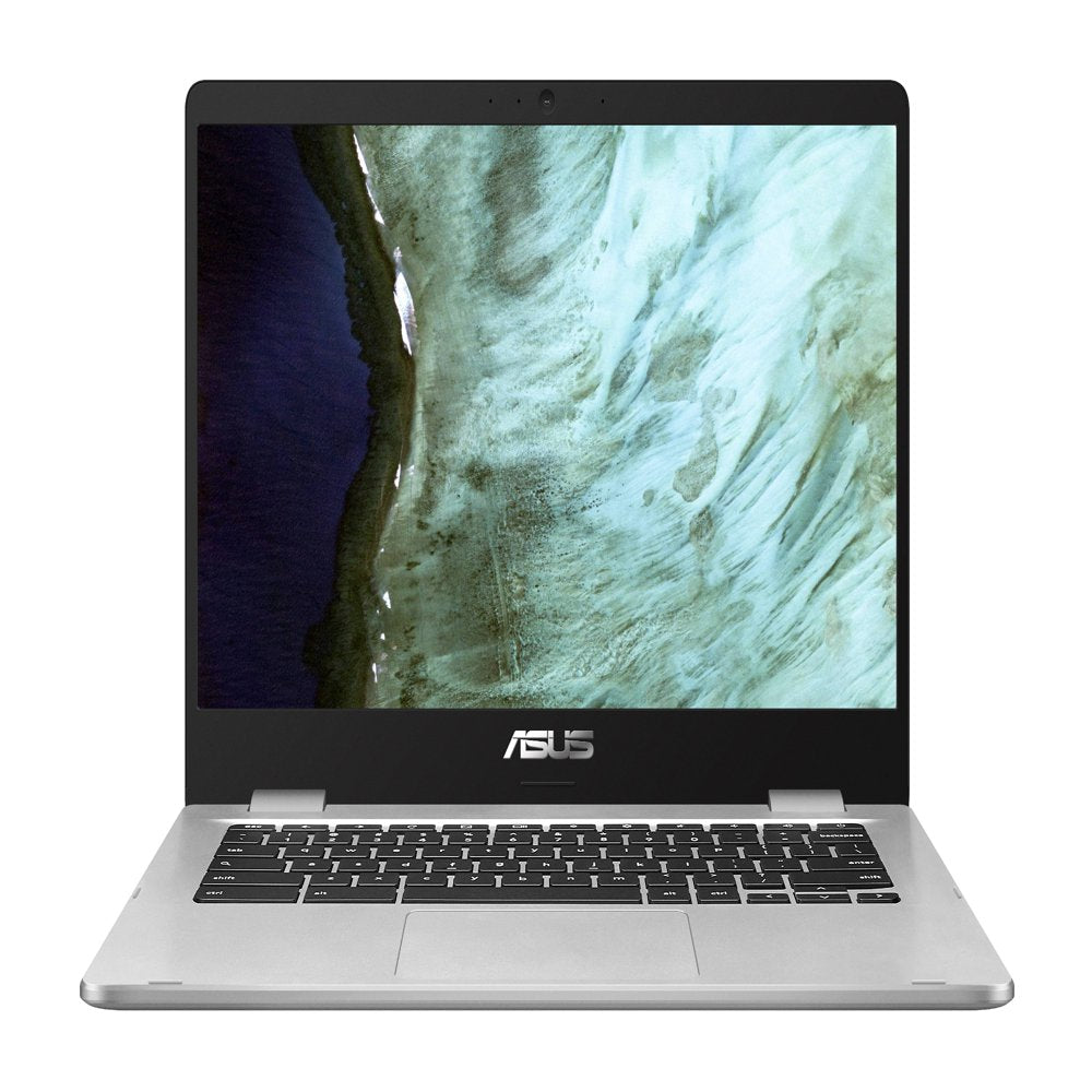 C423 Chromebook, 14" Intel Celeron N3350, 4GB RAM, 64GB Emmc, Chrome OS, Silver Metal, C423NA-WB04