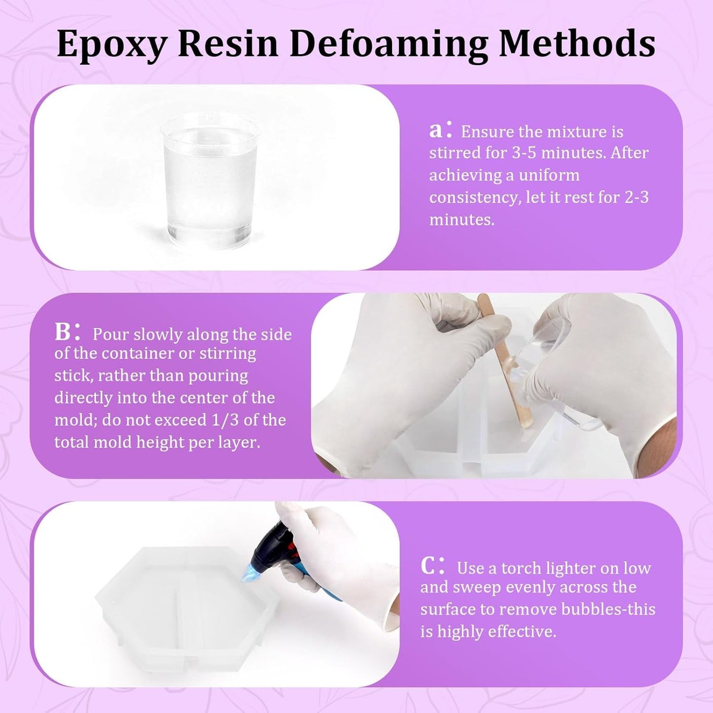K KERNOWO Epoxy Resin Kit with Light for Beginners, Resin Kit and Molds Complete Set DIY Crafts for Adults Women, Epoxy Set with Vase Mold, 3D Dried Flowers, Measuring Cups and Resins Supplies-20Oz
