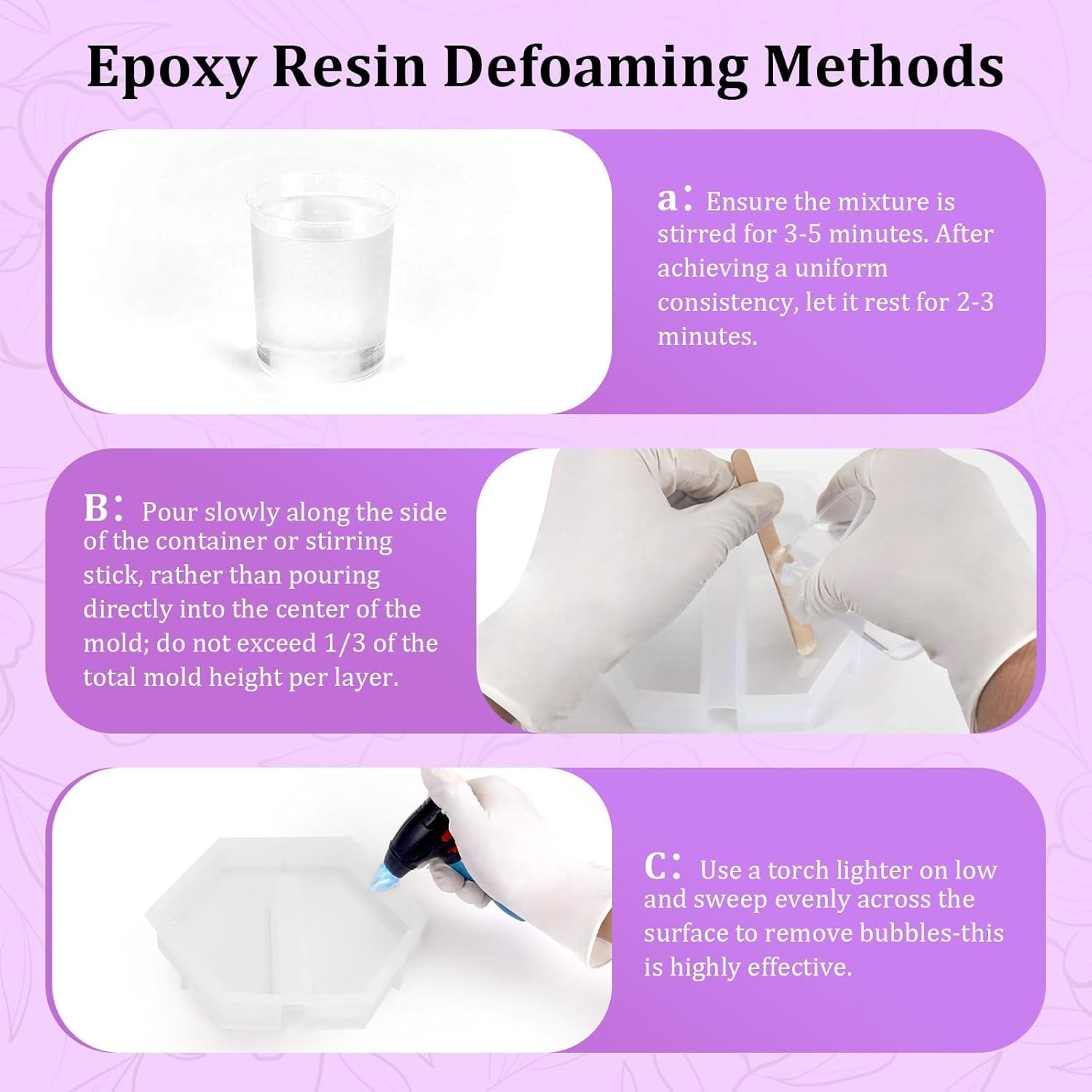 K KERNOWO Epoxy Resin Kit with Light for Beginners, Resin Kit and Molds Complete Set DIY Crafts for Adults Women, Epoxy Set with Vase Mold, 3D Dried Flowers, Measuring Cups and Resins Supplies-20Oz