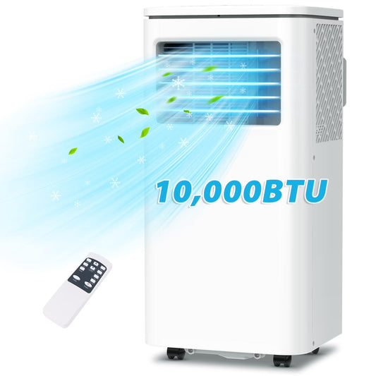 Portable Air Conditioner 10000BTU Ashrae ( 6000BTU) Indoor Room AC Unit Dehumidifier Window Kit Remote Control Easy&Efficient Bedroom
