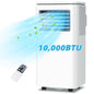 Portable Air Conditioner 10000BTU Ashrae ( 6000BTU) Indoor Room AC Unit Dehumidifier Window Kit Remote Control Easy&Efficient Bedroom