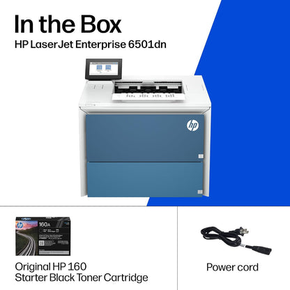 HP Laserjet Enterprise 6501DN Black and White Printer