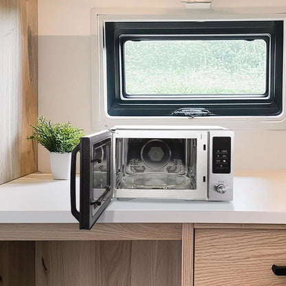 1 Cu Ft Countertop Microwave Oven in Multicolored