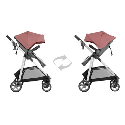 Evenflo Omni plus Travel System with Litemax Infant Car Seat, Shasta Pink