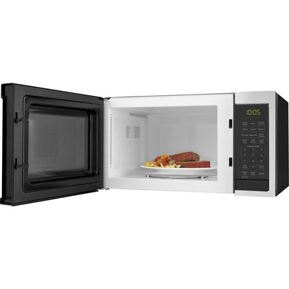 GE® 0.9 Cubic Foot Capacity Countertop Microwave Oven, Stainless, JES1095SMSS