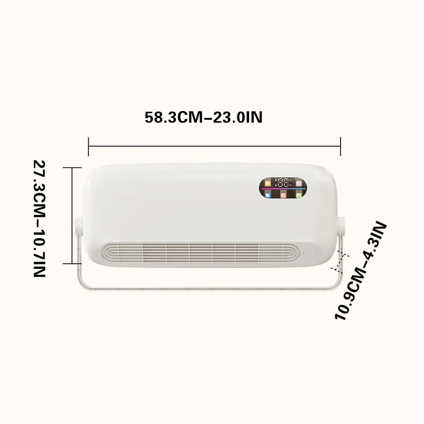 13000 BTU Mini Split Ac/Heating - Wall Mounted Ac Unit | Air Conditioner Portable Ac Heater Combo Unit, 2 In1 Wall Mounted Air Conditioner Heater with Remote Control & Timer