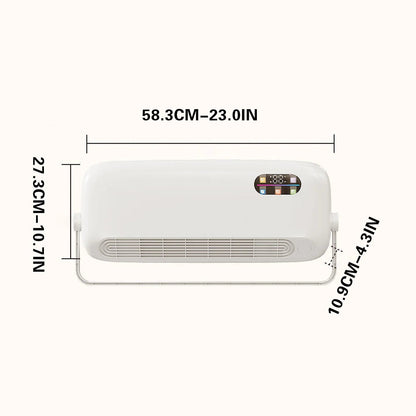 13000 BTU Mini Split Ac/Heating - Wall Mounted Ac Unit | Air Conditioner Portable Ac Heater Combo Unit, 2 In1 Wall Mounted Air Conditioner Heater with Remote Control & Timer
