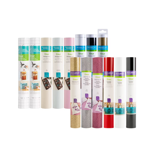 Cricut Iron-On & Vinyl Bundle (12 Ct)
