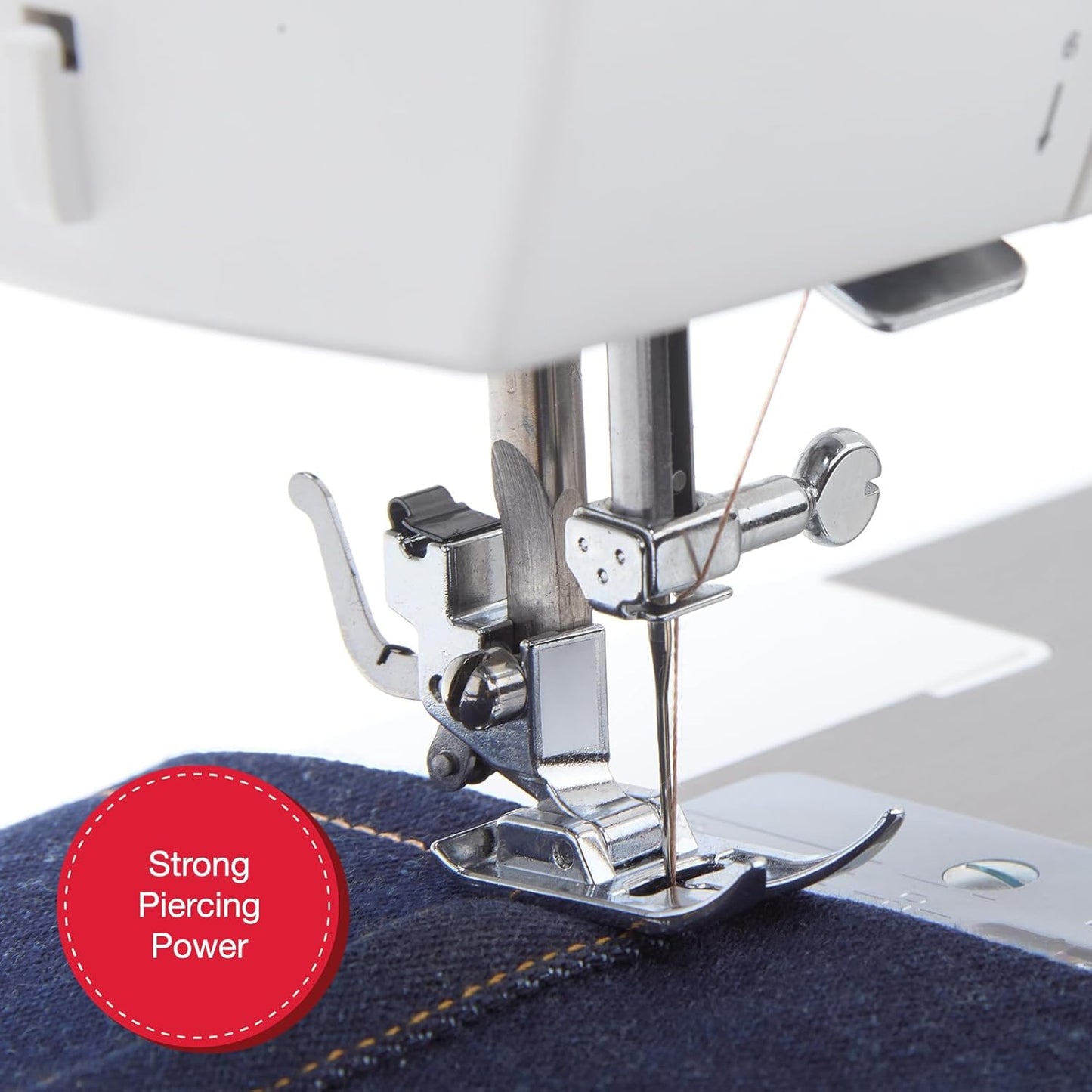 SINGER PRISMA Heavy Duty Sewing Machine with Accessory Kit | Bold Color Design, 50% More Power, 69 Stitch Applications, Full Metal Frame, High Speed, Quick Threading & Free Arm