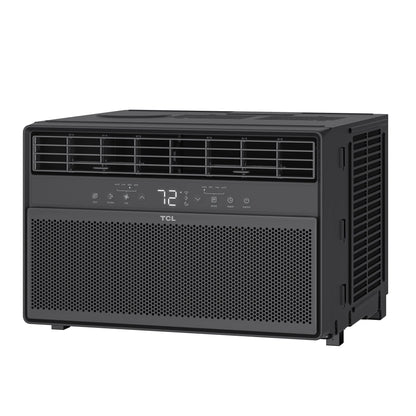 8,000 BTU Smart Inverter Window Air Conditioner (Black) - 350 Sq Ft with up to 49% Energy Savings, Quiet Cooling Tech, 3-In-1 Cooling, Fan & Dehumidifier, Matter Wi-Fi, Remote Control - W8WC72-B